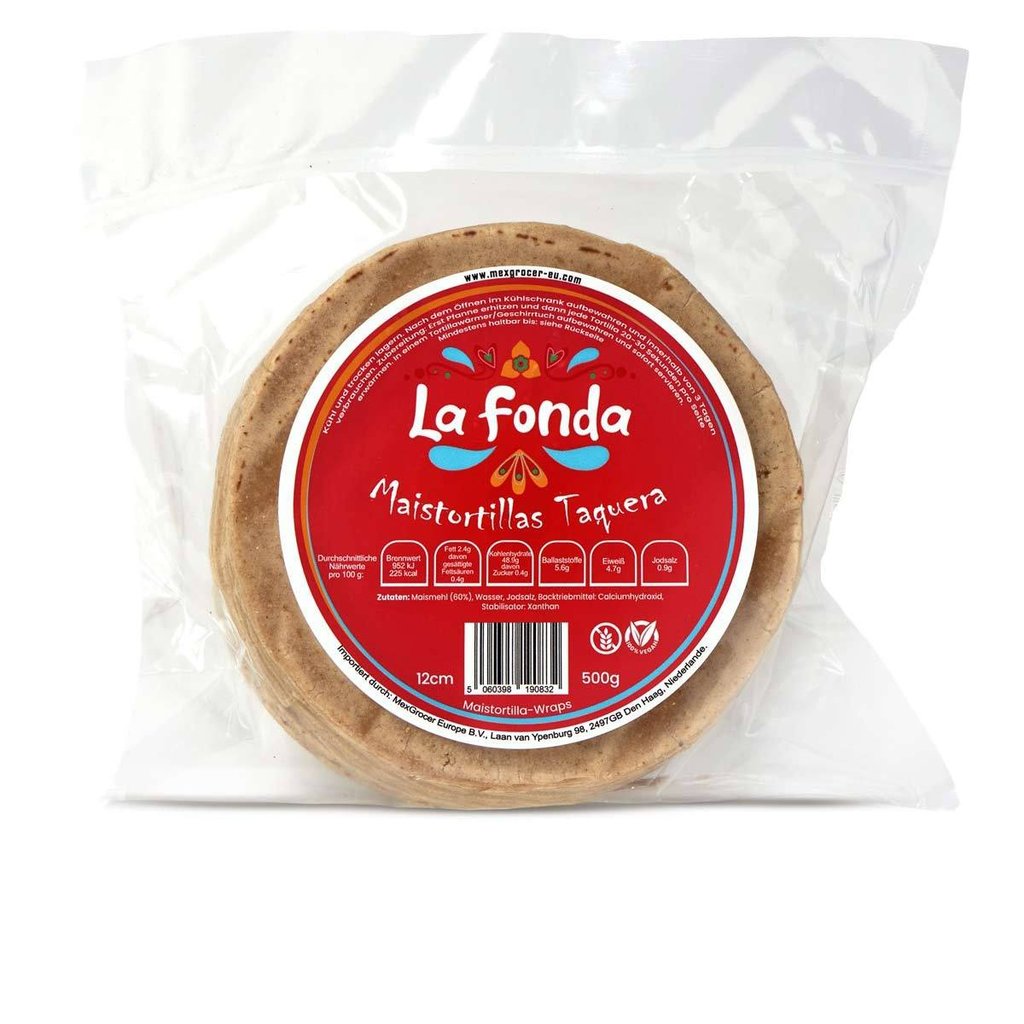 Tortilla de maïs jaune "Taquera", Ø 12 cm 500 g