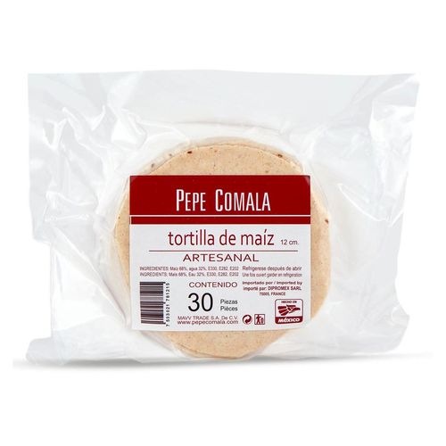 Tortilla de maïs blanc, Ø 12 cm, 500 g