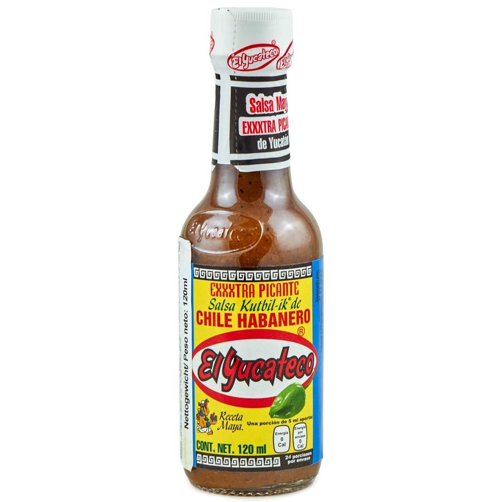 Sauce extra-forte El Yucateco Kutbil, 120 ml
