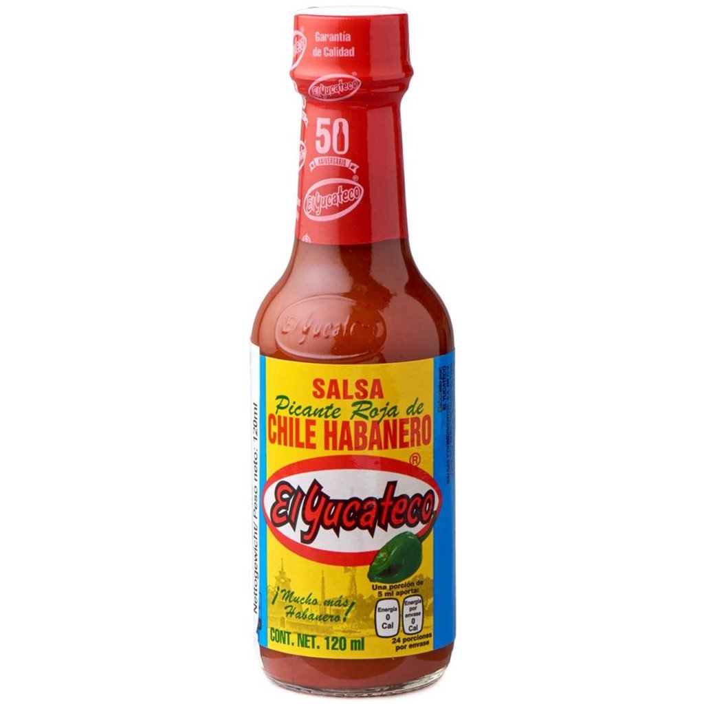 Sauce rouge "Habanero El Yucateco", 120 ml