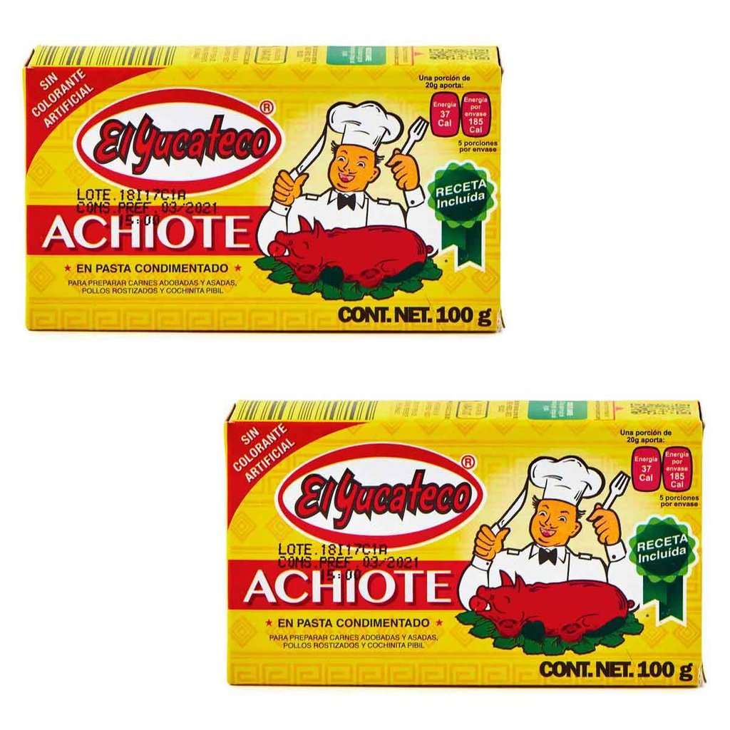 Pâte "Achiote El Yucateco", 100 g
