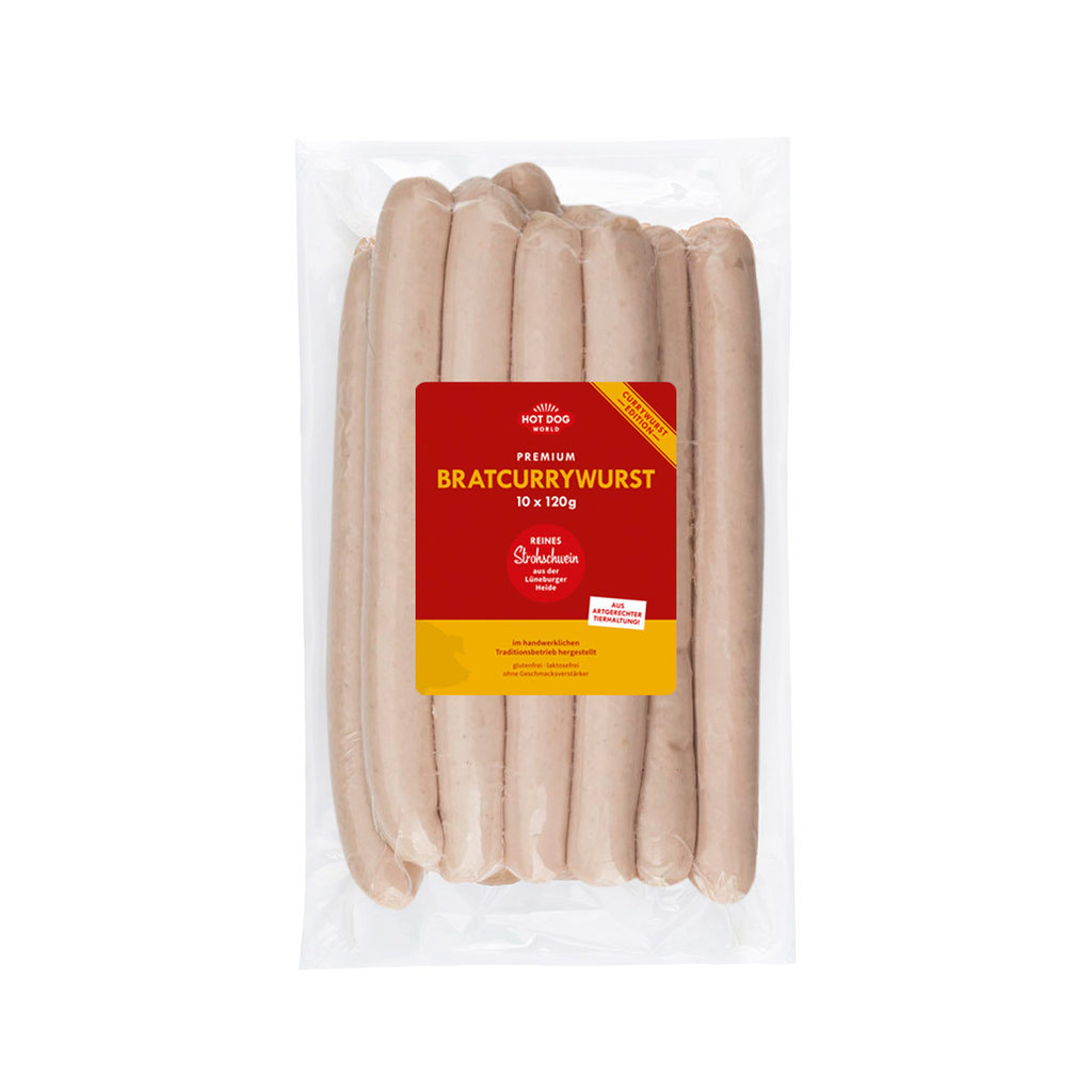 Saucisse à griller au curry au "porc de paille"