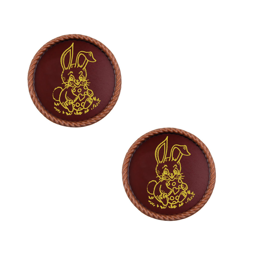 Décor en chocolat "Lapin"