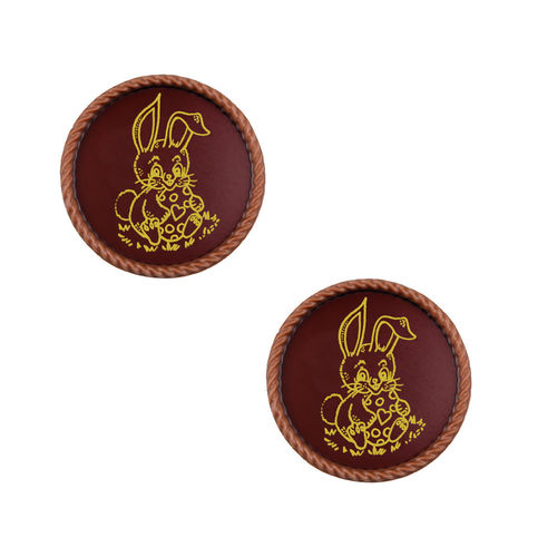 Décor en chocolat "Lapin"