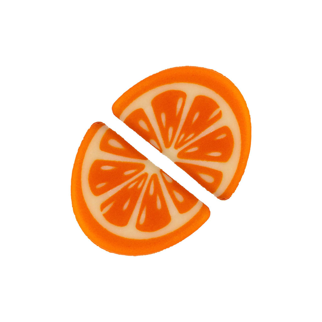 Décor en chocolat "Orange"