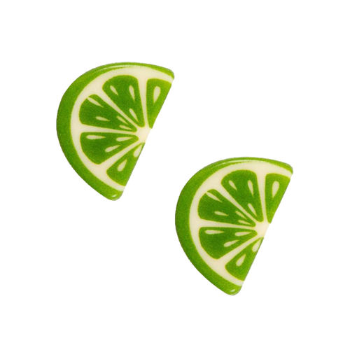 Décor en chocolat "Citron vert"