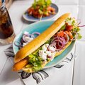 Hot Dog brioché XL, prêt à l'emploi