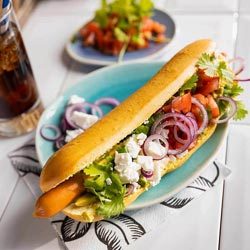 Hot Dog brioché XL, prêt à l'emploi