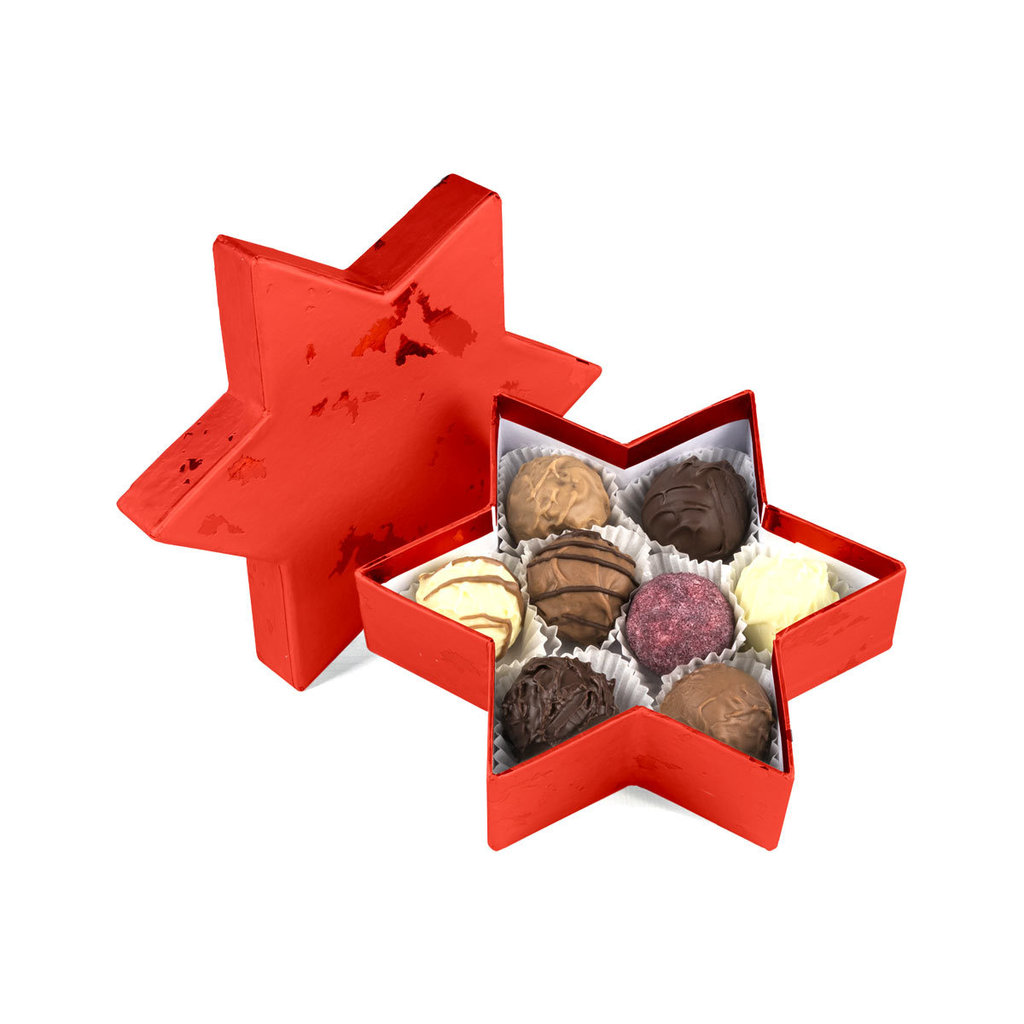 Assortiment de pralinés "Etoile rouge", 100g