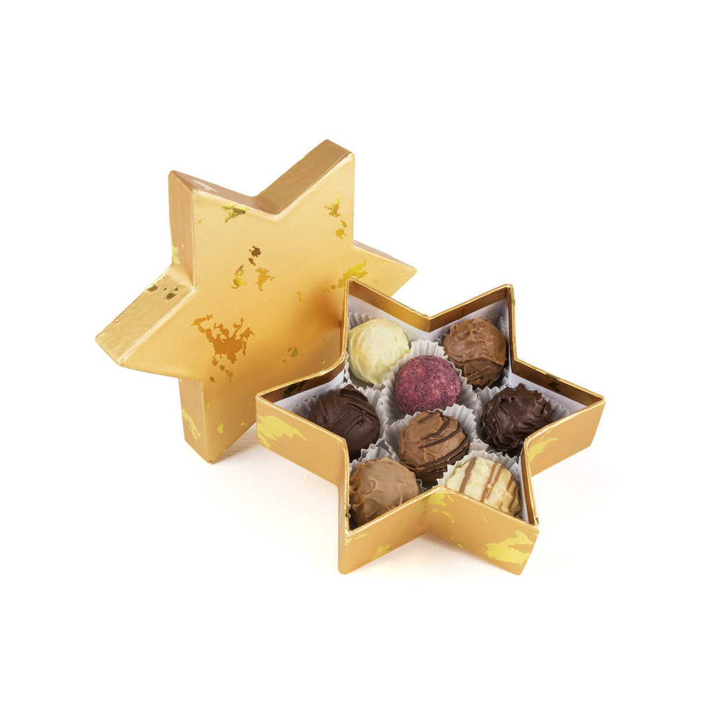 Assortiment de pralinés "Etoile dorée", 100g