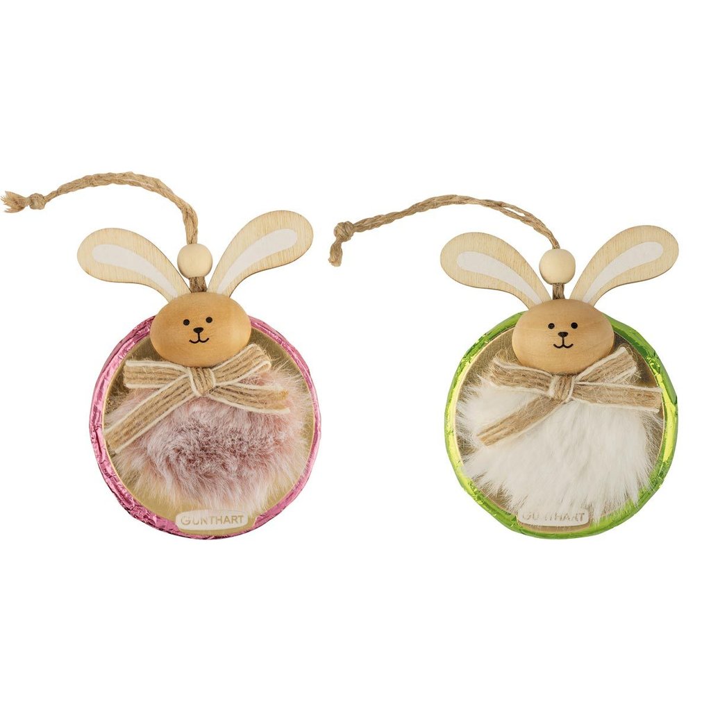 Assortiment de piécettes en praliné "Lapin"