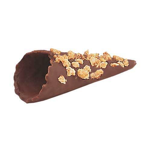Mini-cône "chocolat/croquant"
