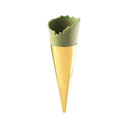 Mini-cône "Gold Line", vert