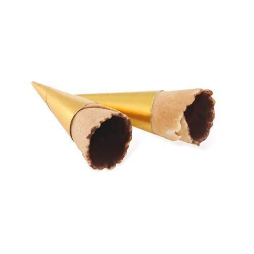 Mini-cône "Gold Line" au chocolat