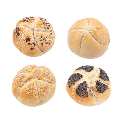 Assortiment minis petits pains marguerite,4 sortes