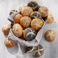 Assortiment minis petits pains marguerite,4 sortes - 1