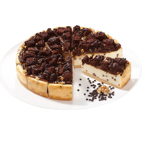 Cheesecake suprême caramel brownie, prédécoupé