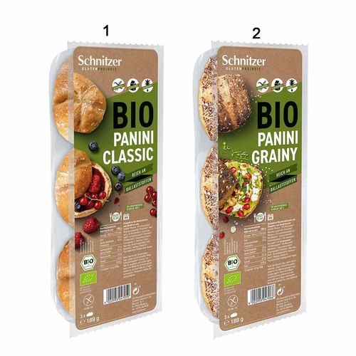 Assortiment "Petits pains Bio**", sans gluten