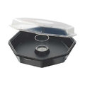 Boîte à salade av. verre pr assaisonnement, 950 ml