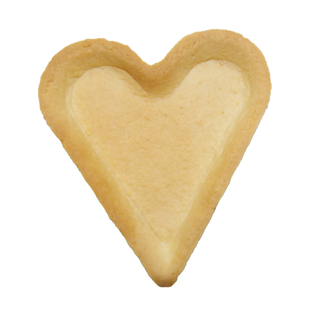 Tartelette sablée, coeur