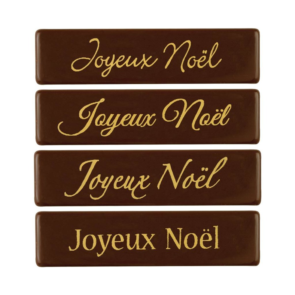 Plaquette chocolat "Joyeux Noël"