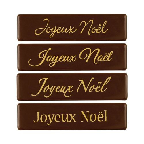 Plaquette chocolat "Joyeux Noël"
