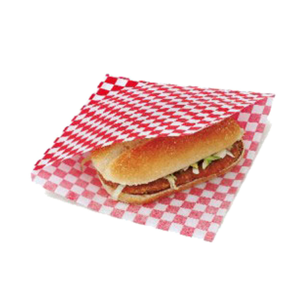 Sachet snack, rouge/blanc