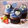 Coeur en chocolat "Festif", lot de 4 pièces - 1