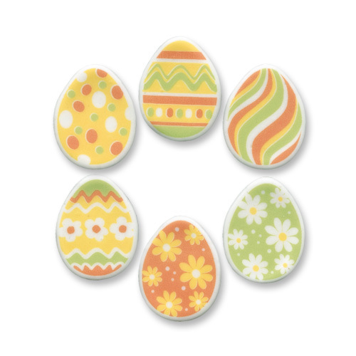 Décor oeuf "Motif Pâques", 6 sortes