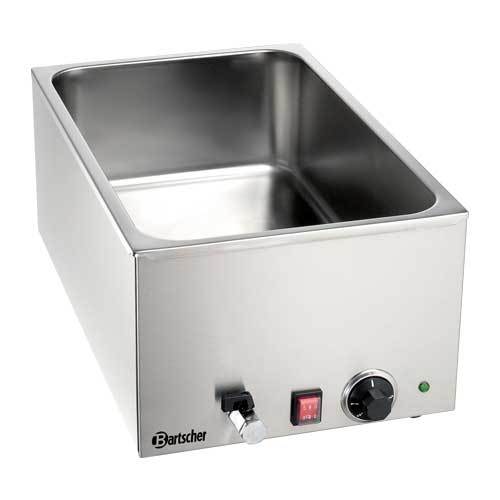 Bain-marie avec robinet de vidange