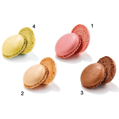 Assort. macarons à garnir, 4 sortes