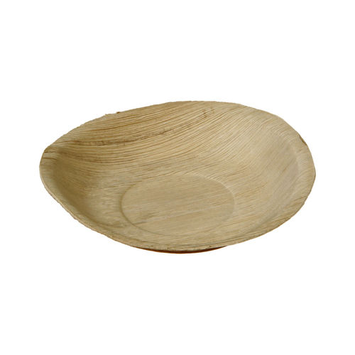 Assiette feuille de palme, Ø 18cm, creuse