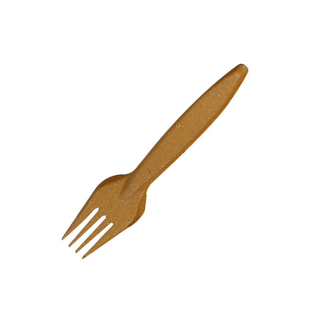 Fourchette à gâteau réutilisable en WPC "durable"