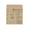 Sachet burgers en papier, 16 x 16 cm, look journal