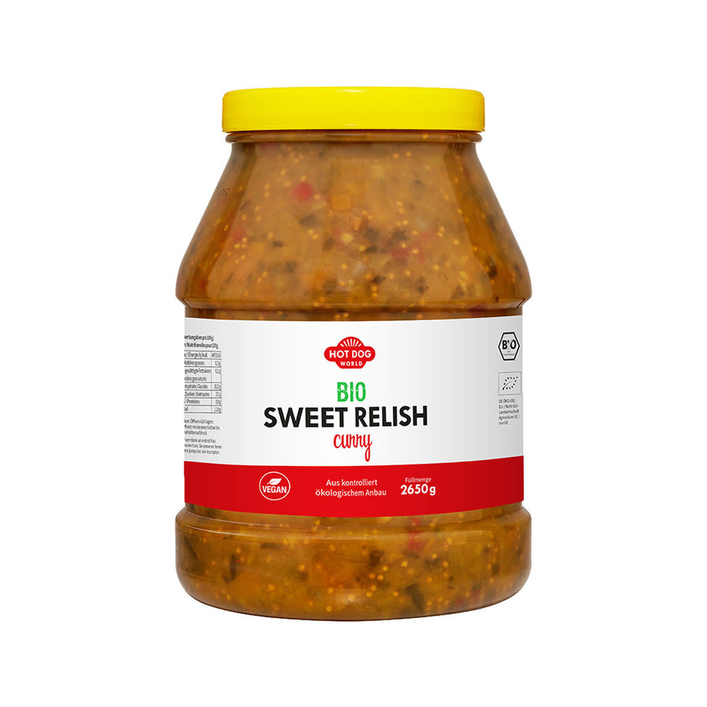 Relish Sweet Curry Bio, 2,4 litres