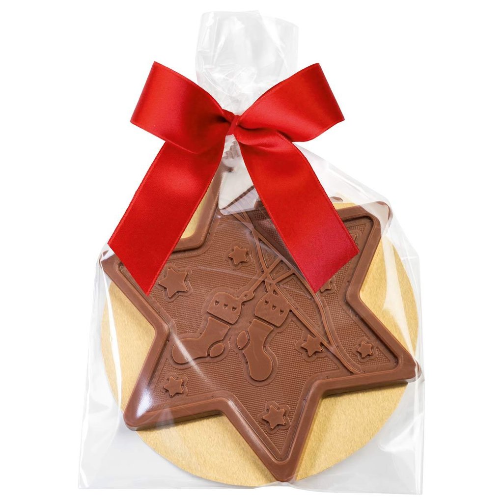 Etoile en chocolat au spéculos