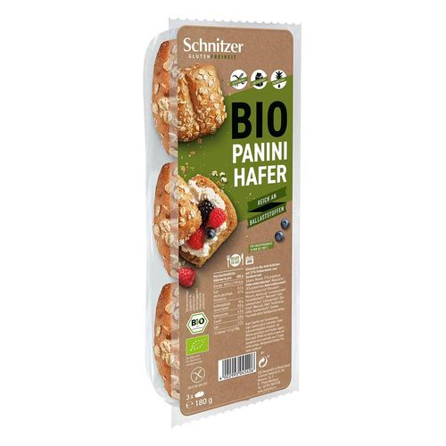 Panini Bio Schnitzer "Avoine", sans gluten