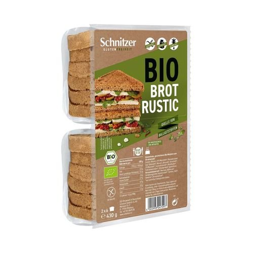 Schnitzer "Bread`n Toast sombre" Bio, sans gluten