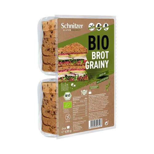 Schnitzer "Bread`n Toast graines" Bio, sans gluten