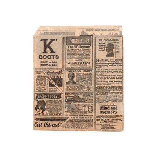 Sachet journal "Kraft Times", 13 x 14 cm