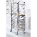 Chariot multi-niveaux pour plaques de cuisson