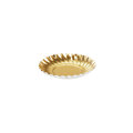Assiette carton, dorée, Ø 8,8 cm