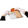 Sachet snack brun M, avec papier cristal - 2