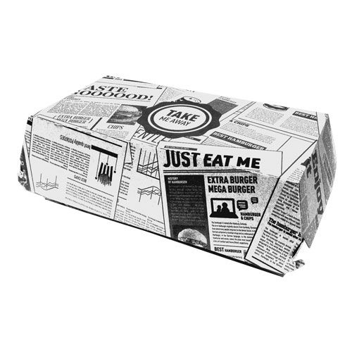 Boîte à sandwich "Journal", 20,5 x 10,7 x 7,8 cm