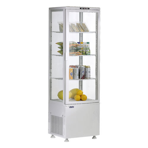 Vitrine réfrigérée air pulsé Saro "SVEN", blanche
