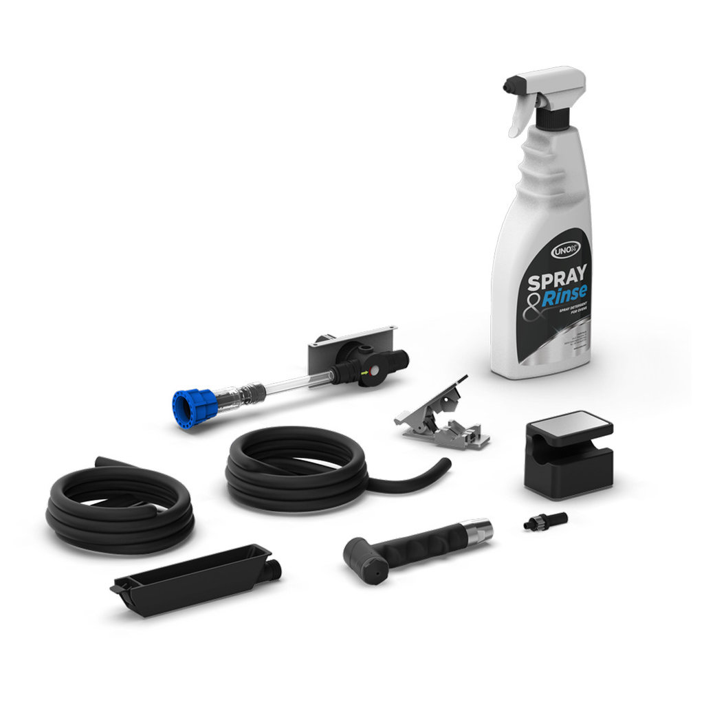 UNOX QUICK. Rinçage et produit nettoyant