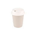 Gobelet rainuré réutilisable 200 ml, crème-blanc - 1