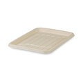 Plateau en bagasse, rectangulaire, 35 x 24 x 2 cm