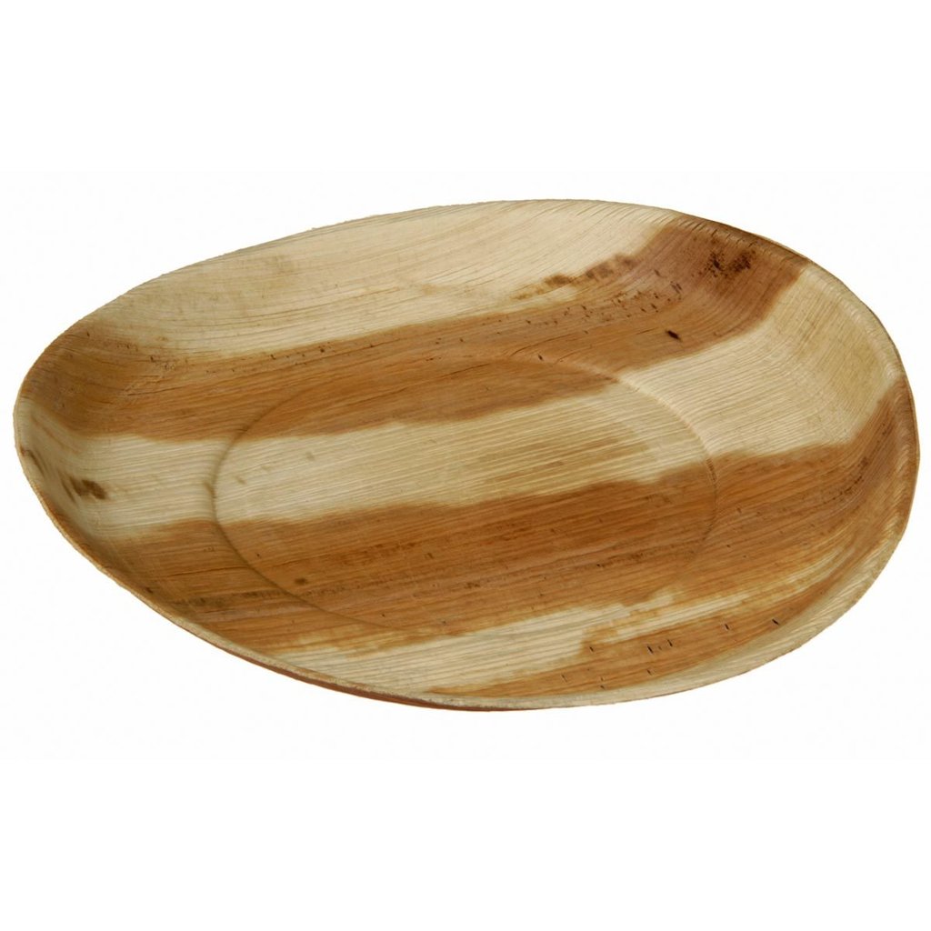 Assiette en feuilles de palmier, Ø 26 x 3 cm
