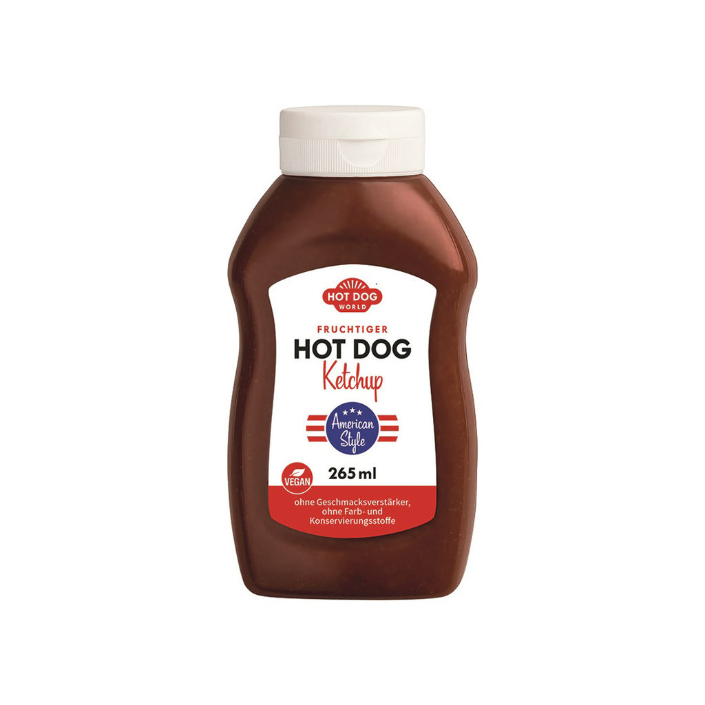 Ketchup hot dog "American Style", 265 ml, végan
